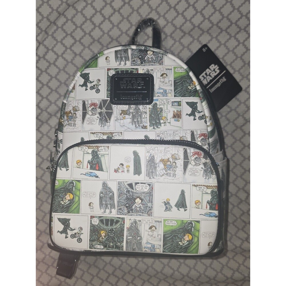 NWT loungefly Disney Star Wars Loungefly Mini Backpack bookbag bag tote!